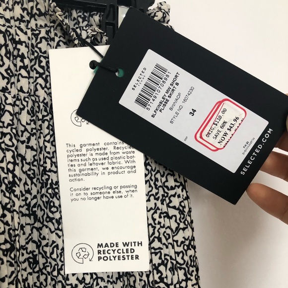 Selected recycled fibre skirt - Picture 2 of 3